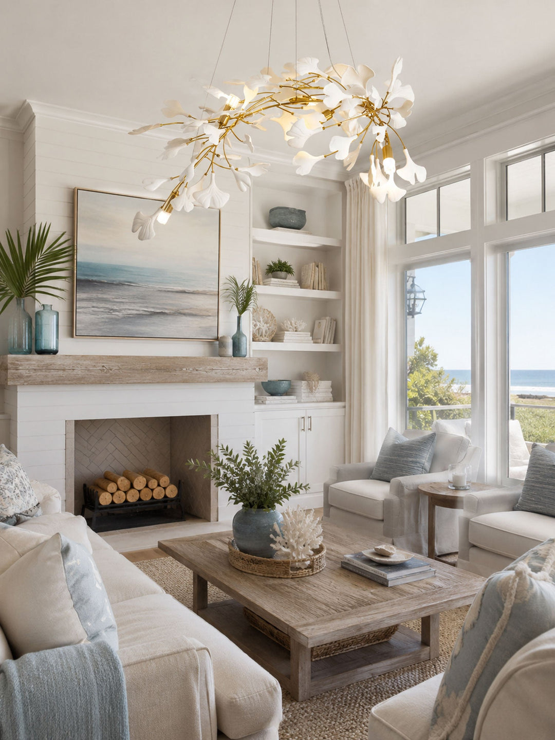 Gingko Bloom Kandelaber
