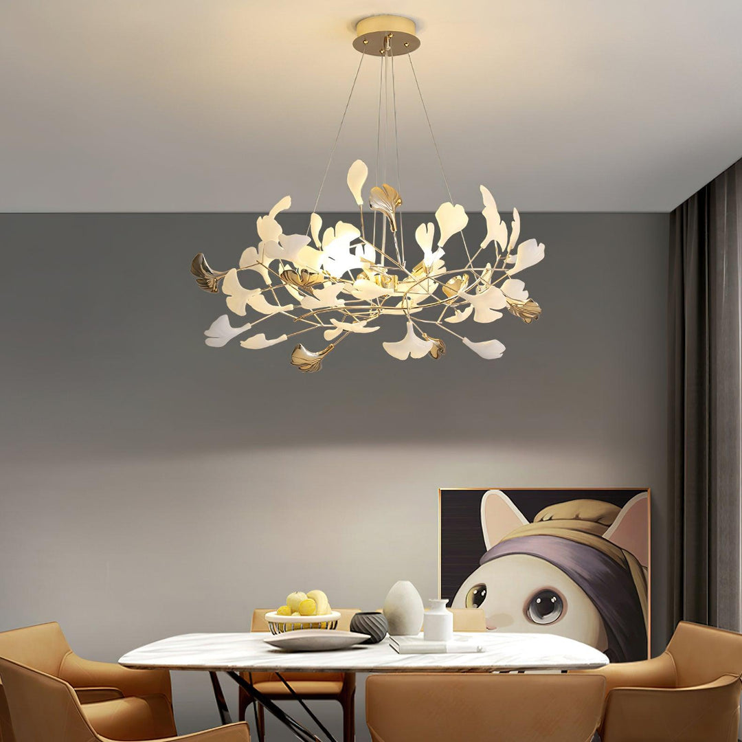 Ginkgo Krans Kandelaber