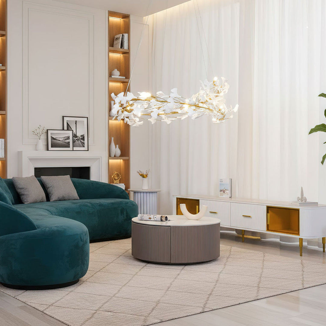Gingko Halo Kandelaber