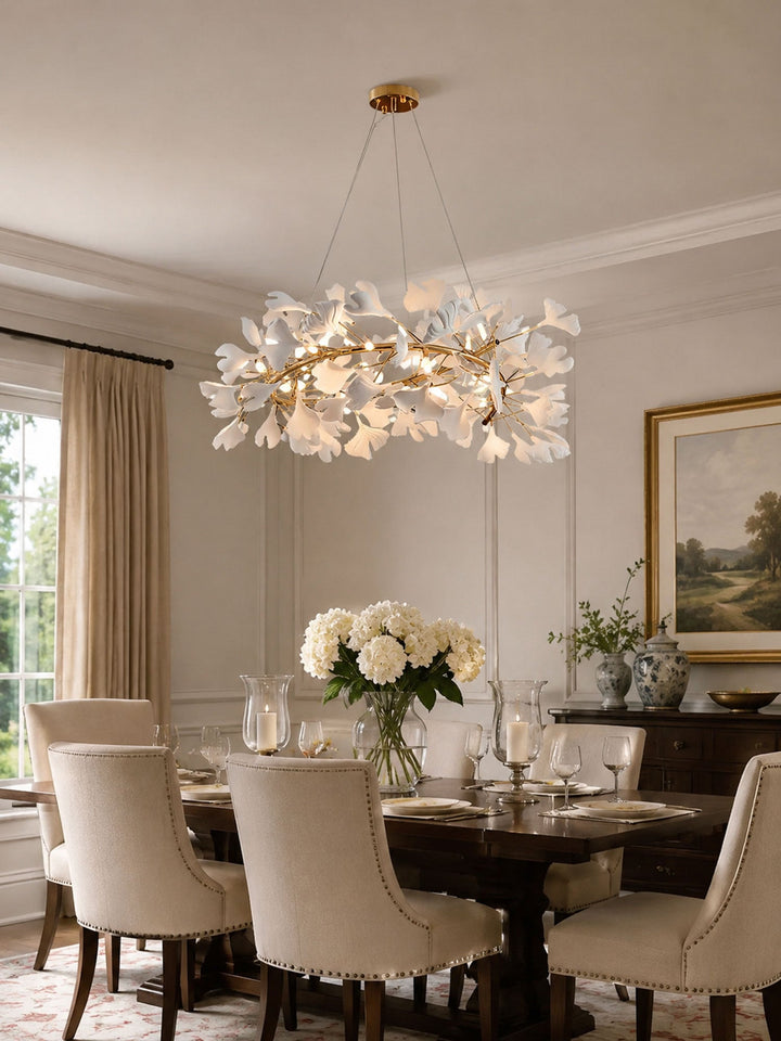 Gingko Halo Kandelaber