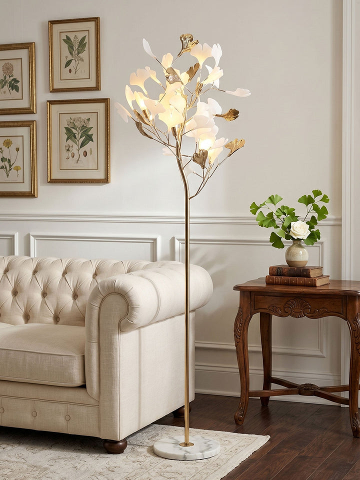 Ginkgo Blad Golvlampa