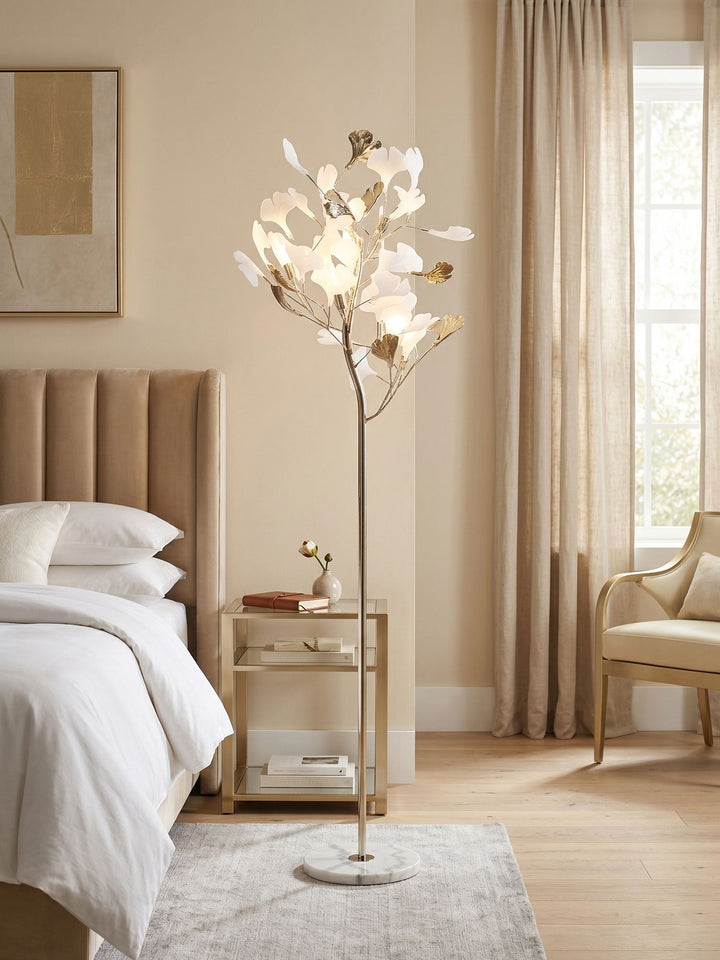 Ginkgo Blad Golvlampa