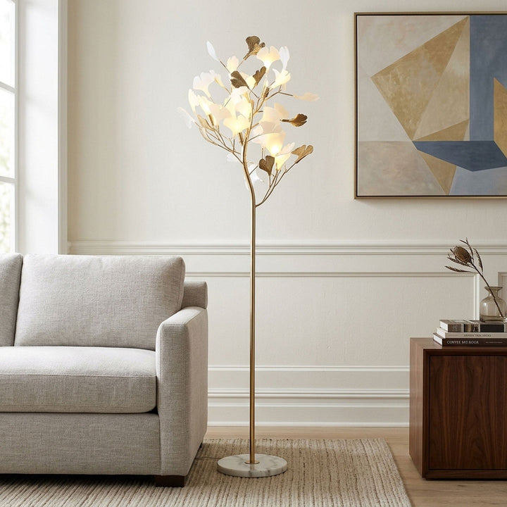 Ginkgo Blad Golvlampa