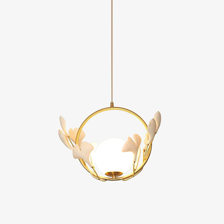 Gingko Halo Glas Pendellampa