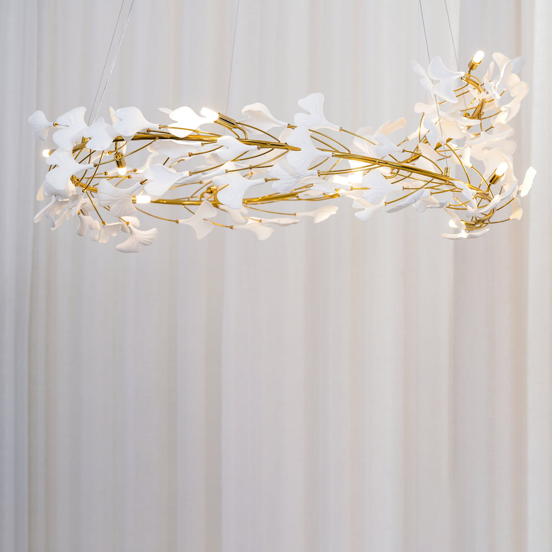 Gingko Halo Kandelaber