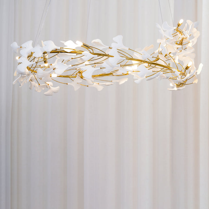 Gingko Halo Kandelaber