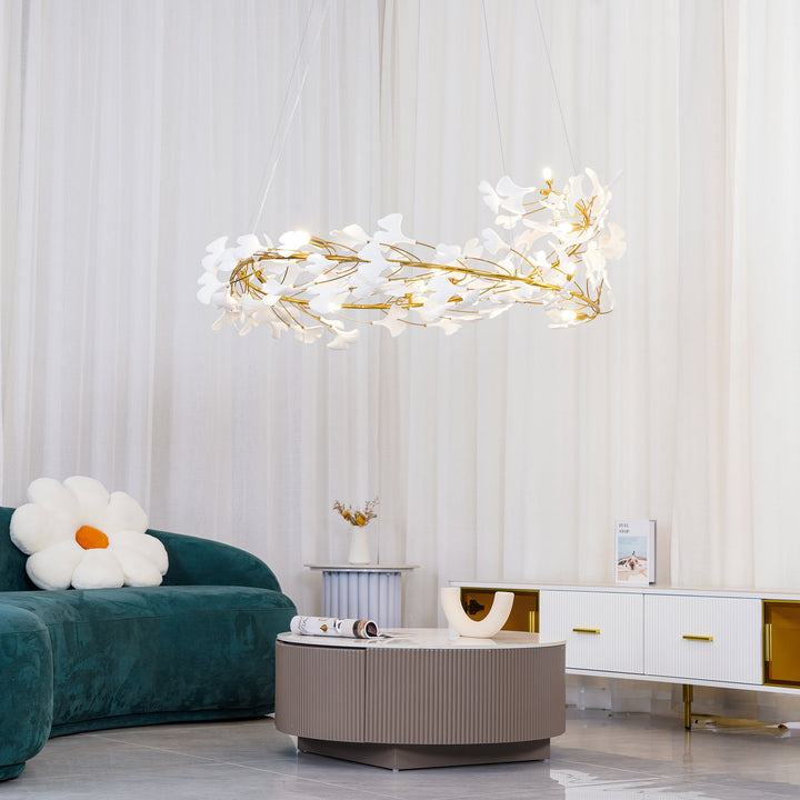 Gingko Halo Kandelaber