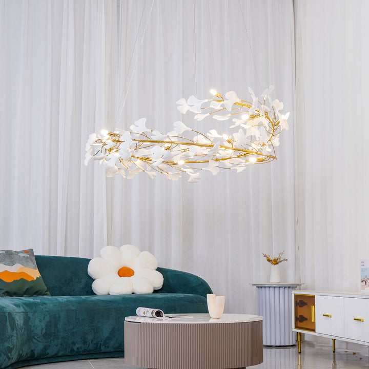 Gingko Halo Kandelaber