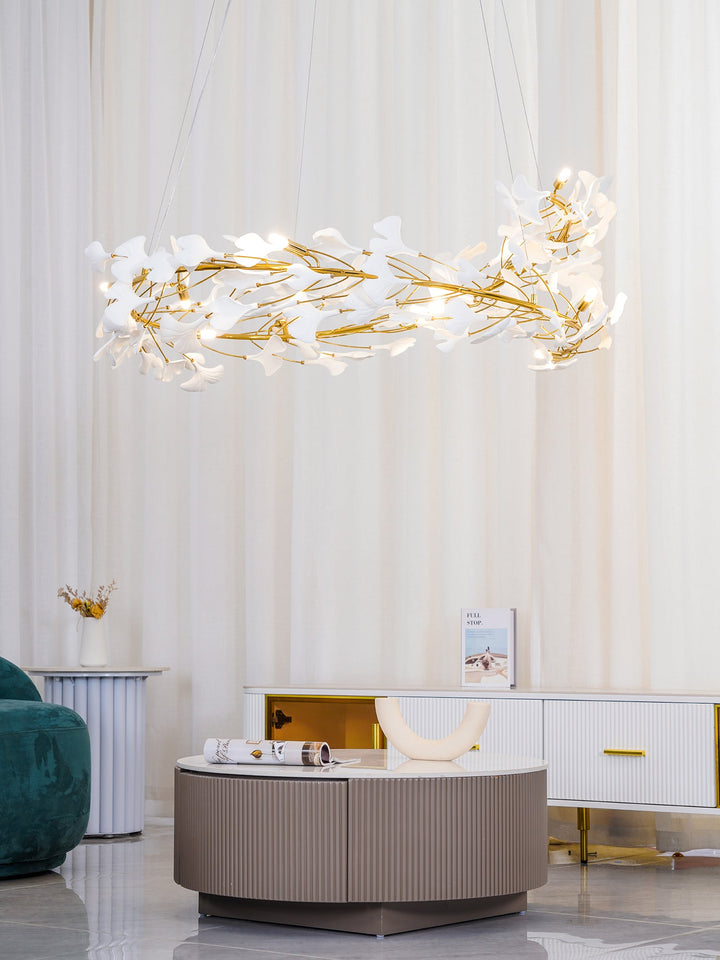 Gingko Halo Kandelaber