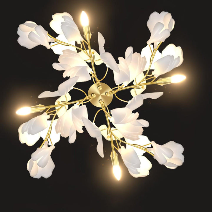 Gingko Blommor Vägglampa