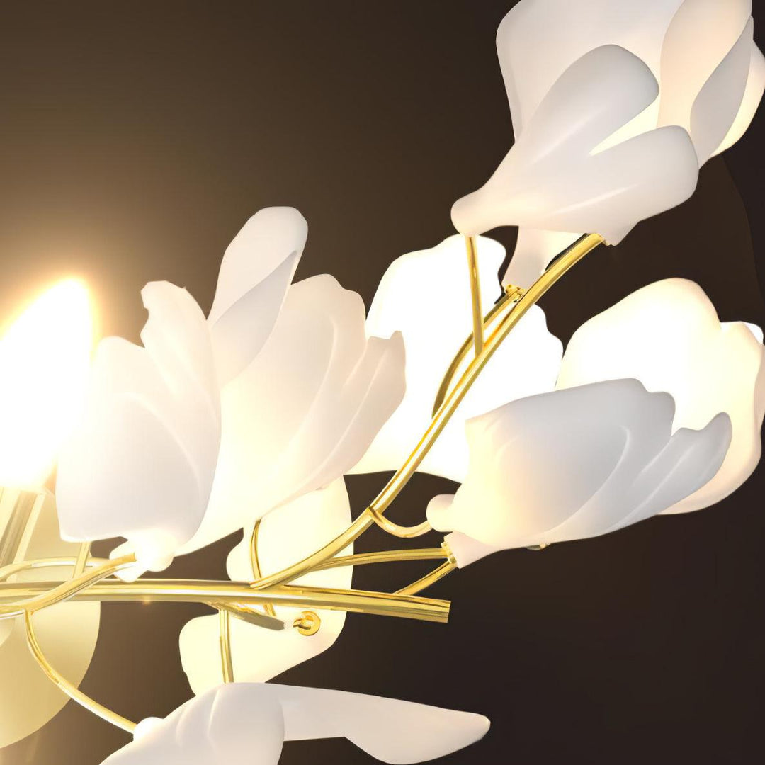 Gingko Blommor Vägglampa