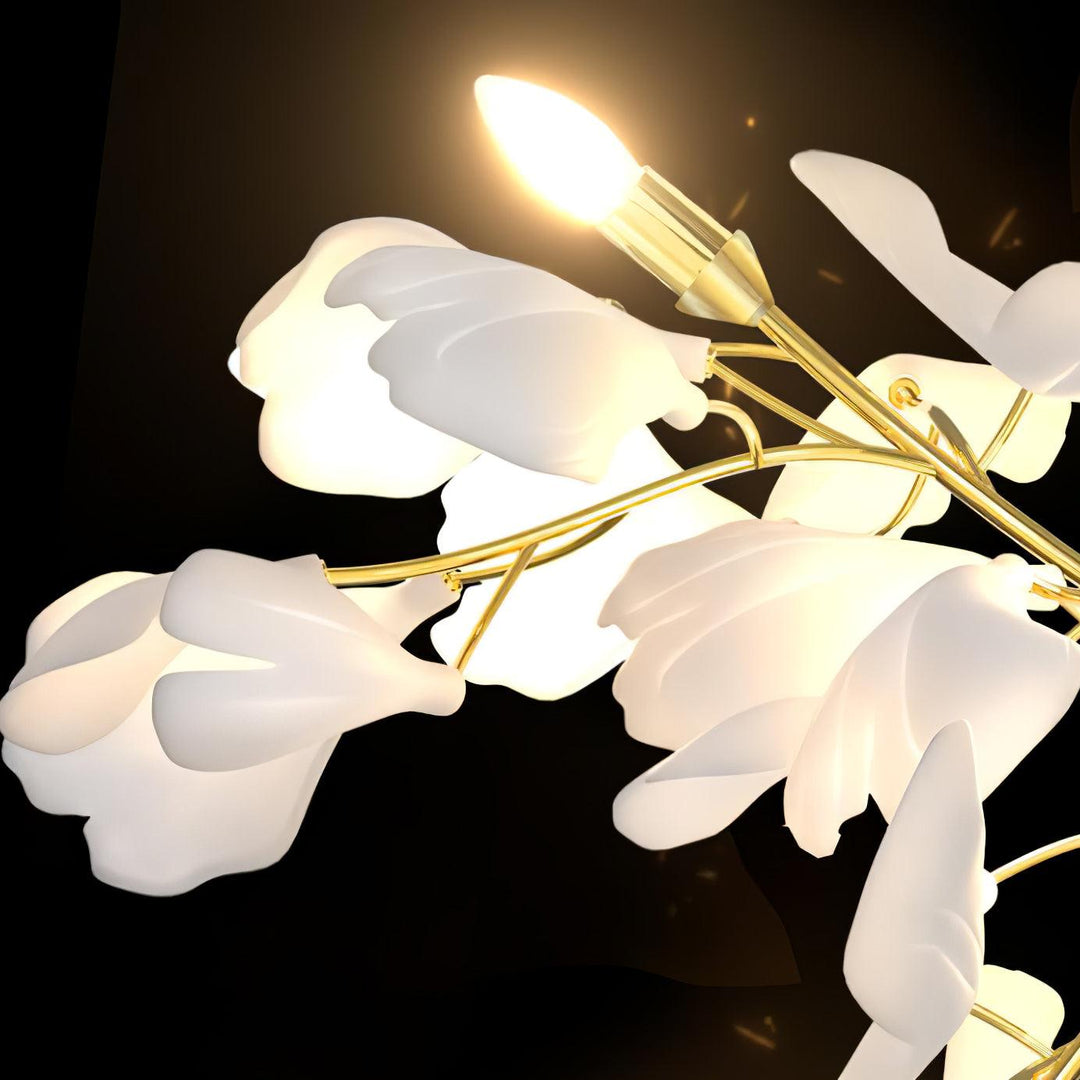 Gingko Blommor Vägglampa