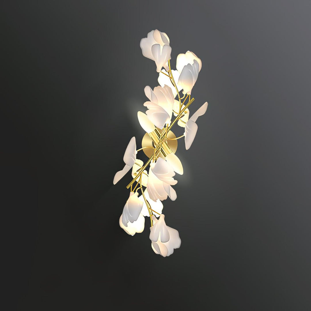 Gingko Blommor Vägglampa