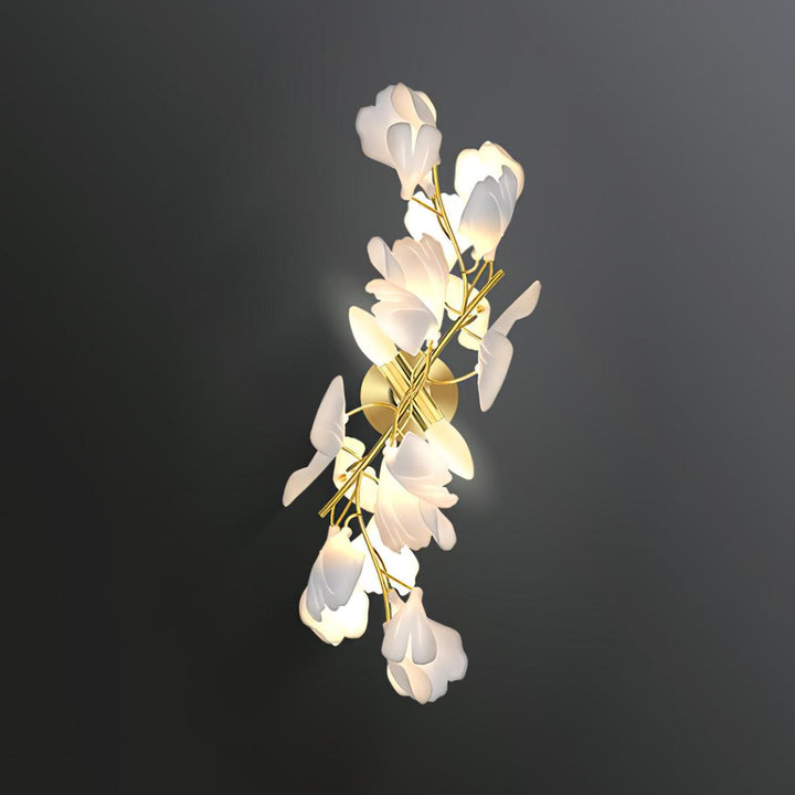 Gingko Blommor Vägglampa