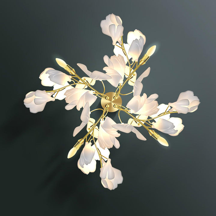 Gingko Blommor Vägglampa