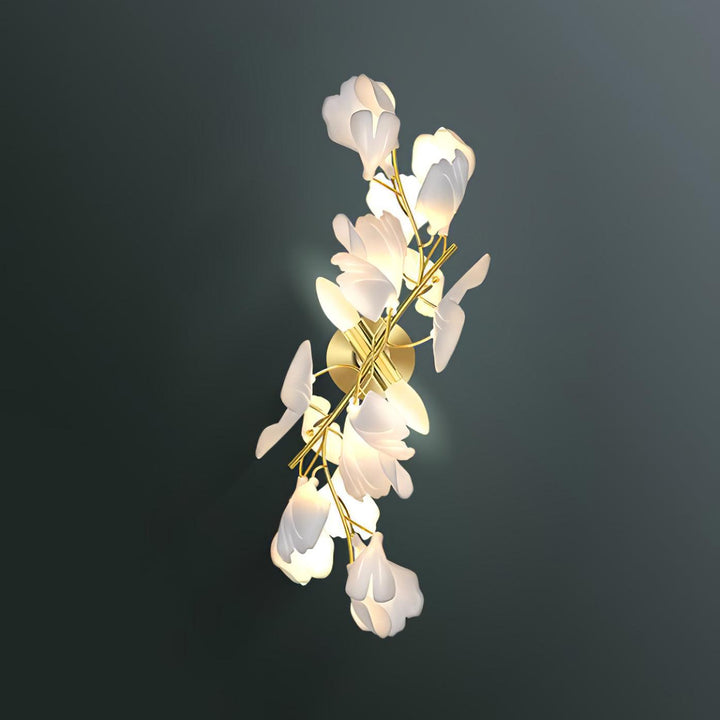 Gingko Blommor Vägglampa