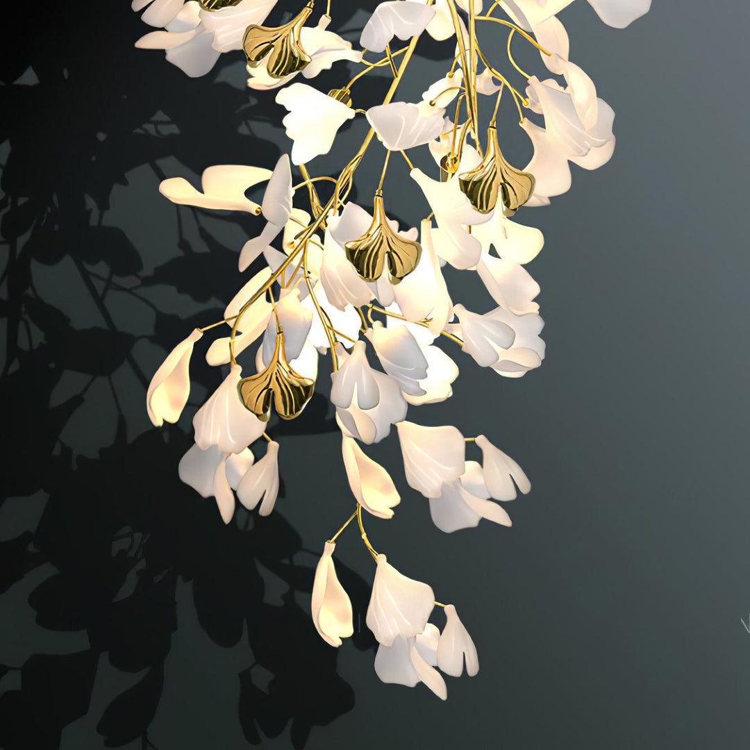 Gingko Blommor Vägglampa