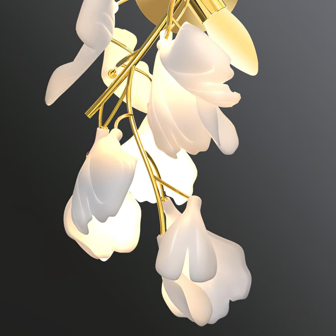Gingko Blommor Vägglampa