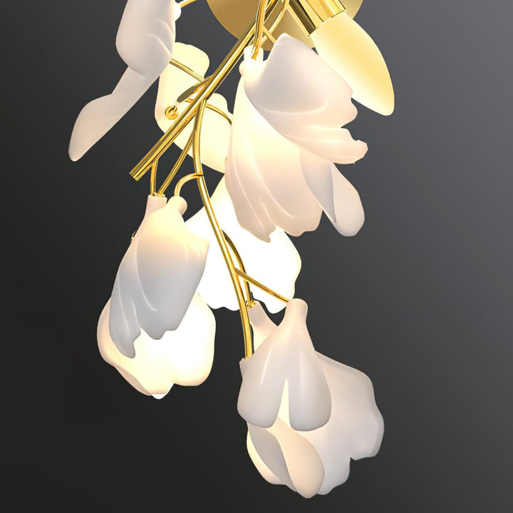 Gingko Blommor Vägglampa