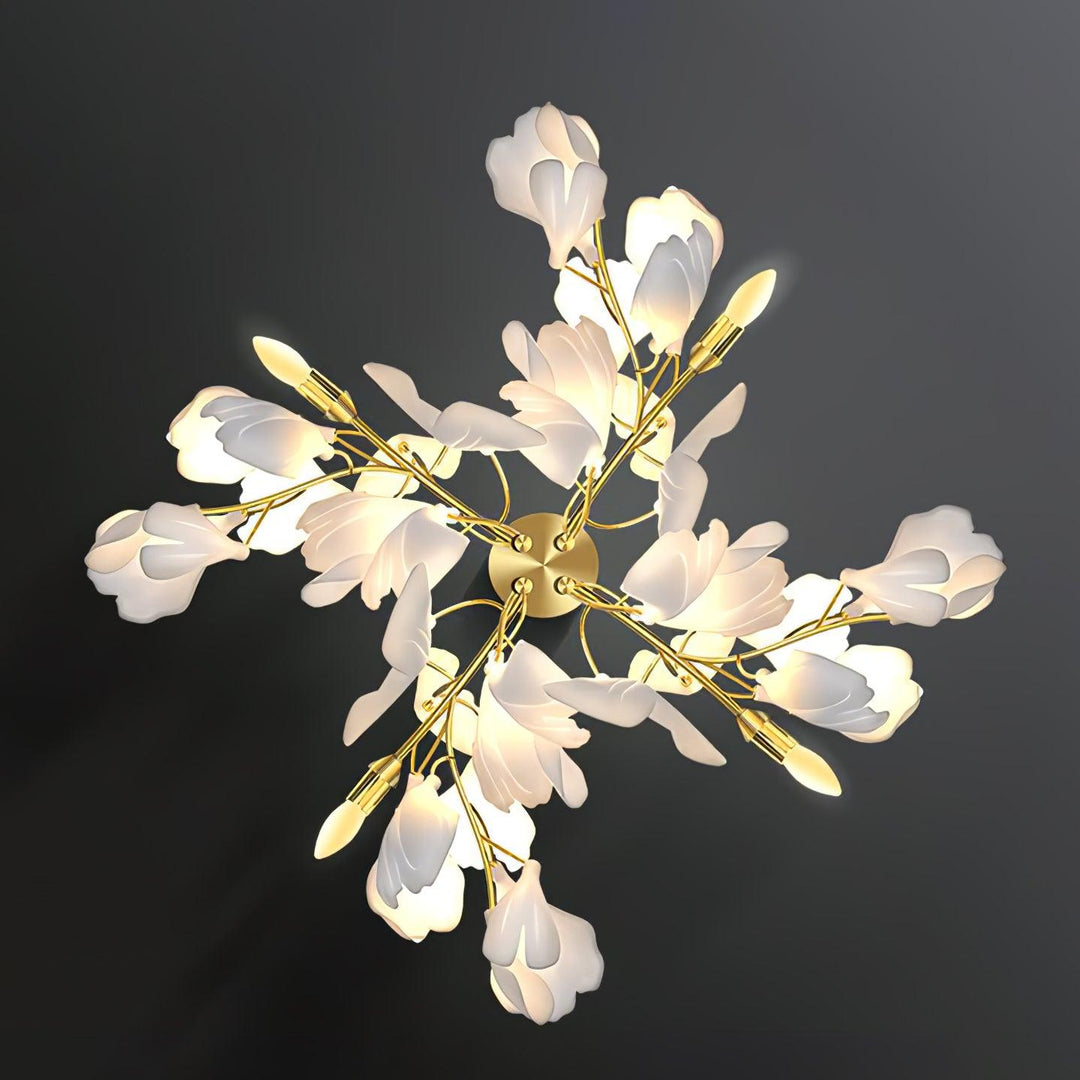 Gingko Blommor Vägglampa