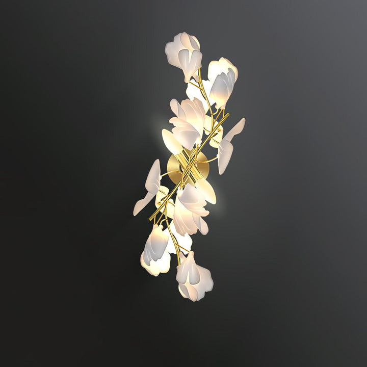 Gingko Blommor Vägglampa