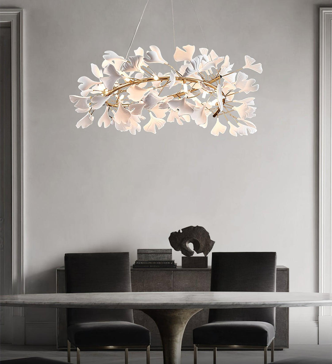 Gingko Halo Kandelaber