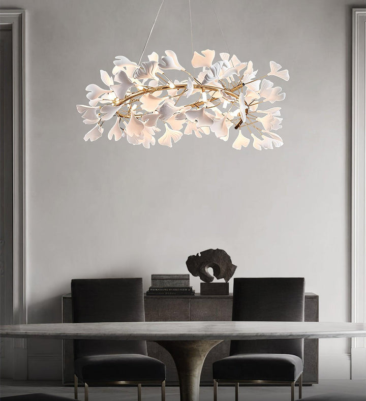 Gingko Halo Kandelaber