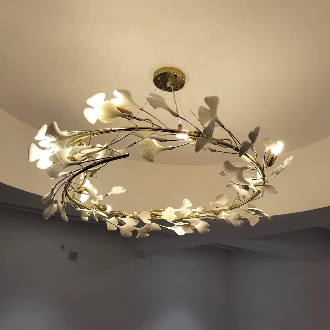 Gingko Halo Kandelaber