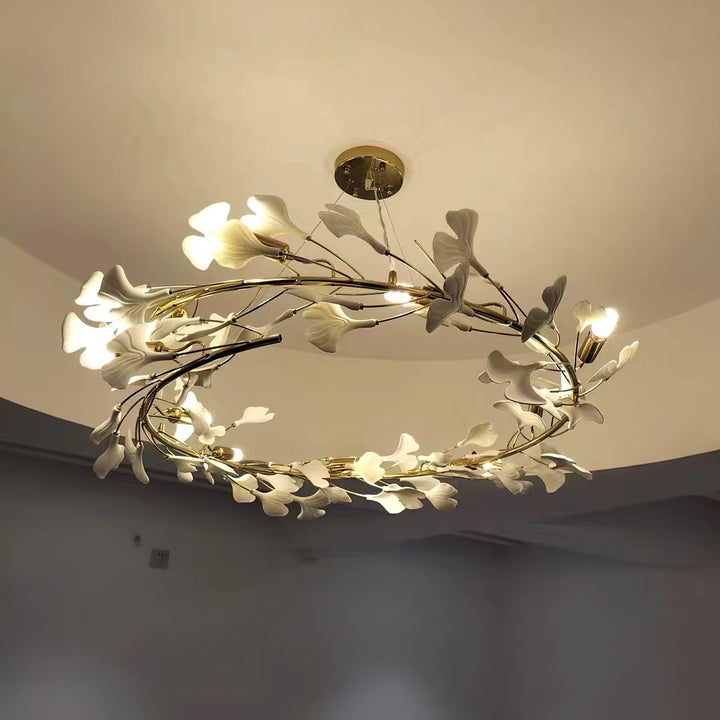 Gingko Halo Kandelaber