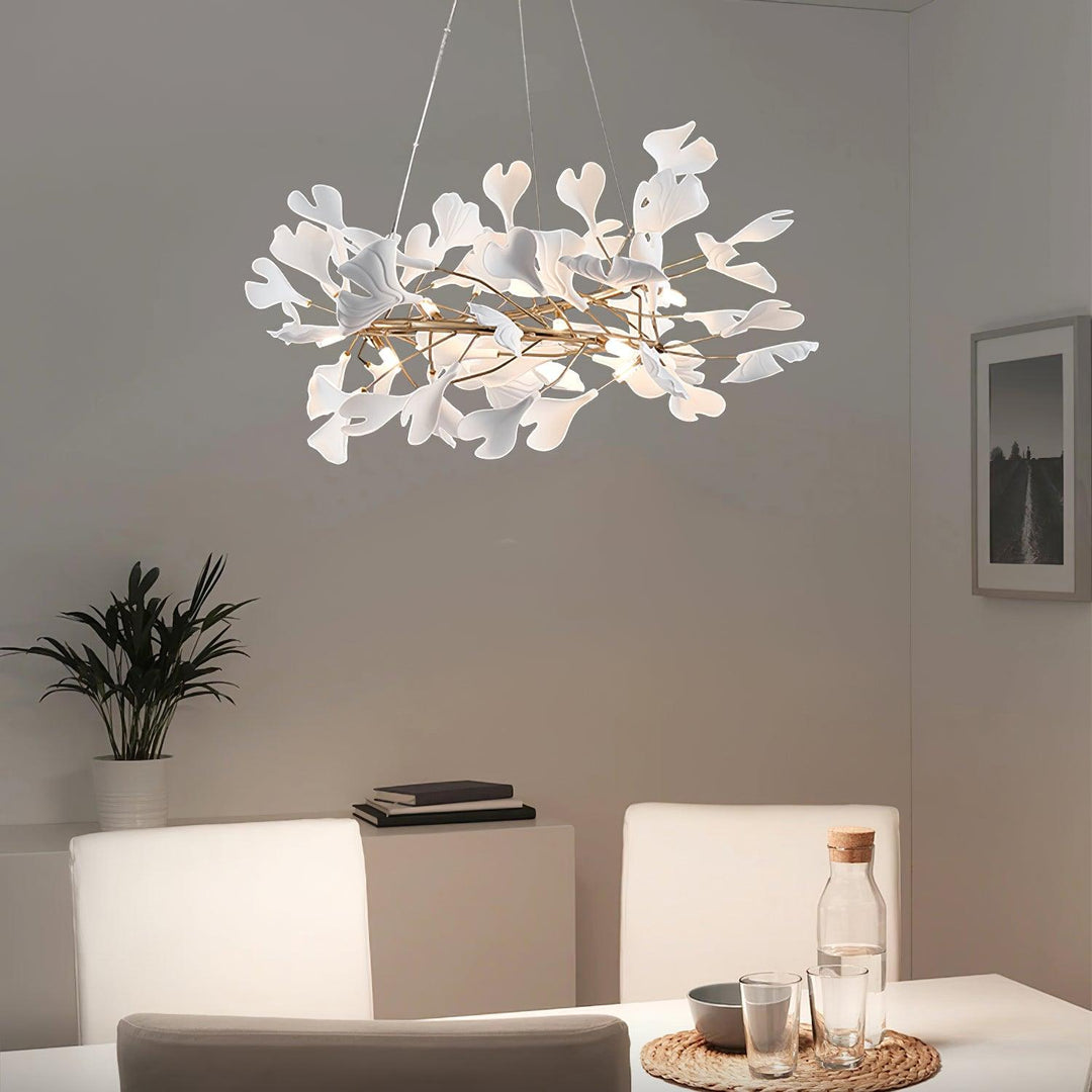 Gingko Halo Kandelaber