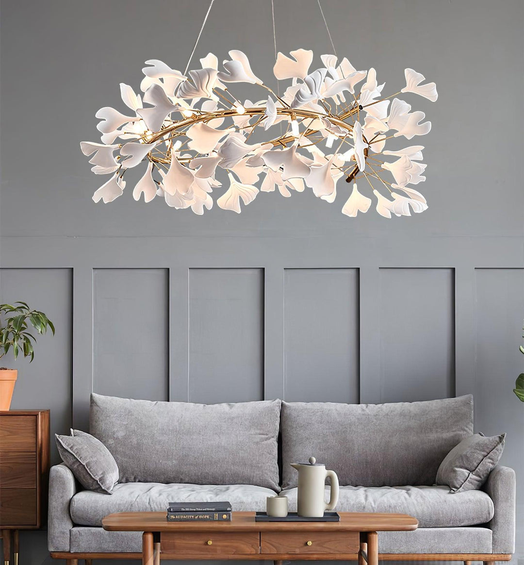 Gingko Halo Kandelaber