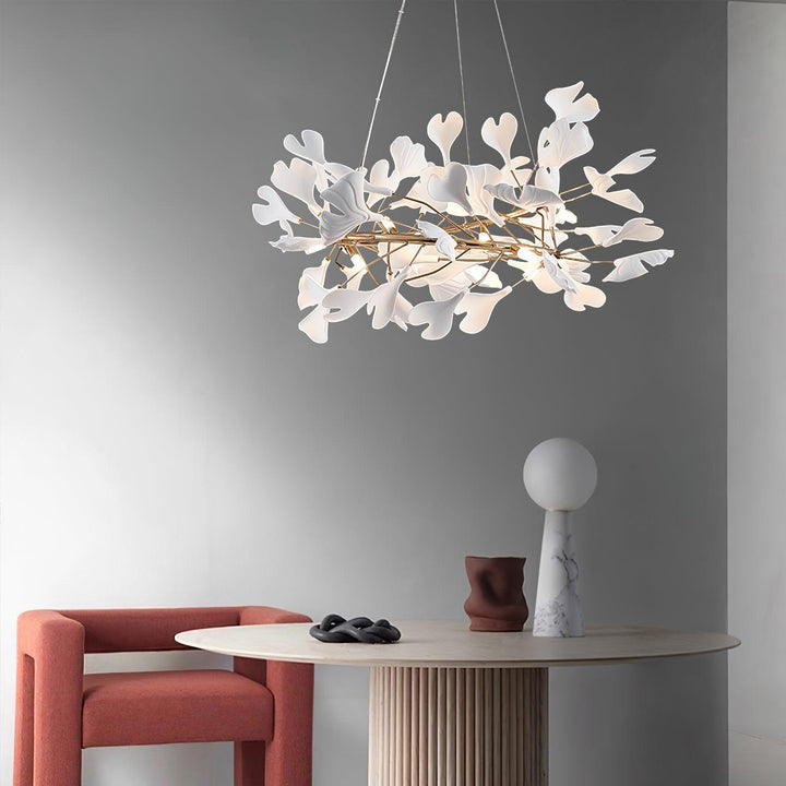Gingko Halo Kandelaber