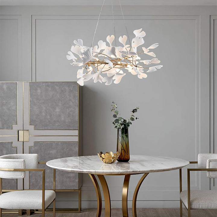 Gingko Halo Kandelaber