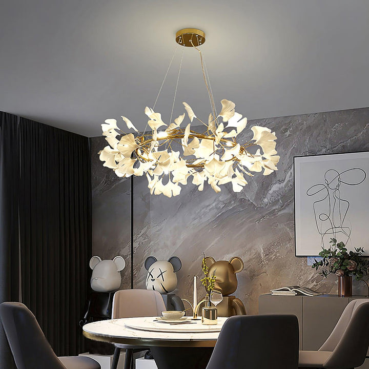Gingko Crown Kandelaber