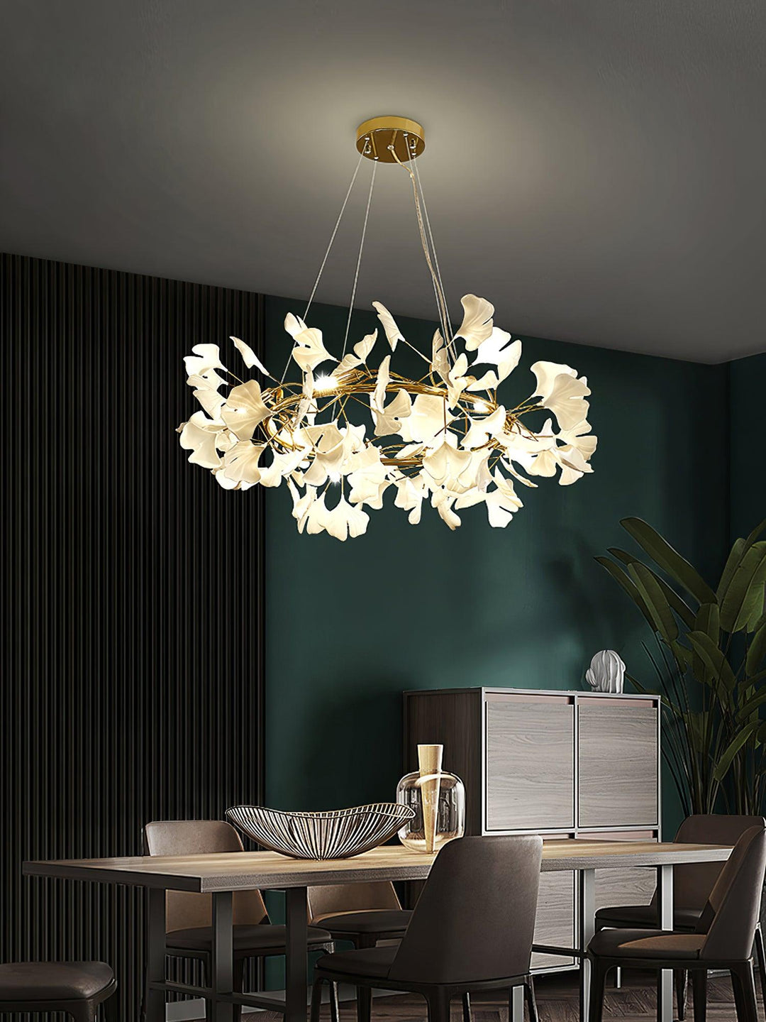 Gingko Crown Kandelaber