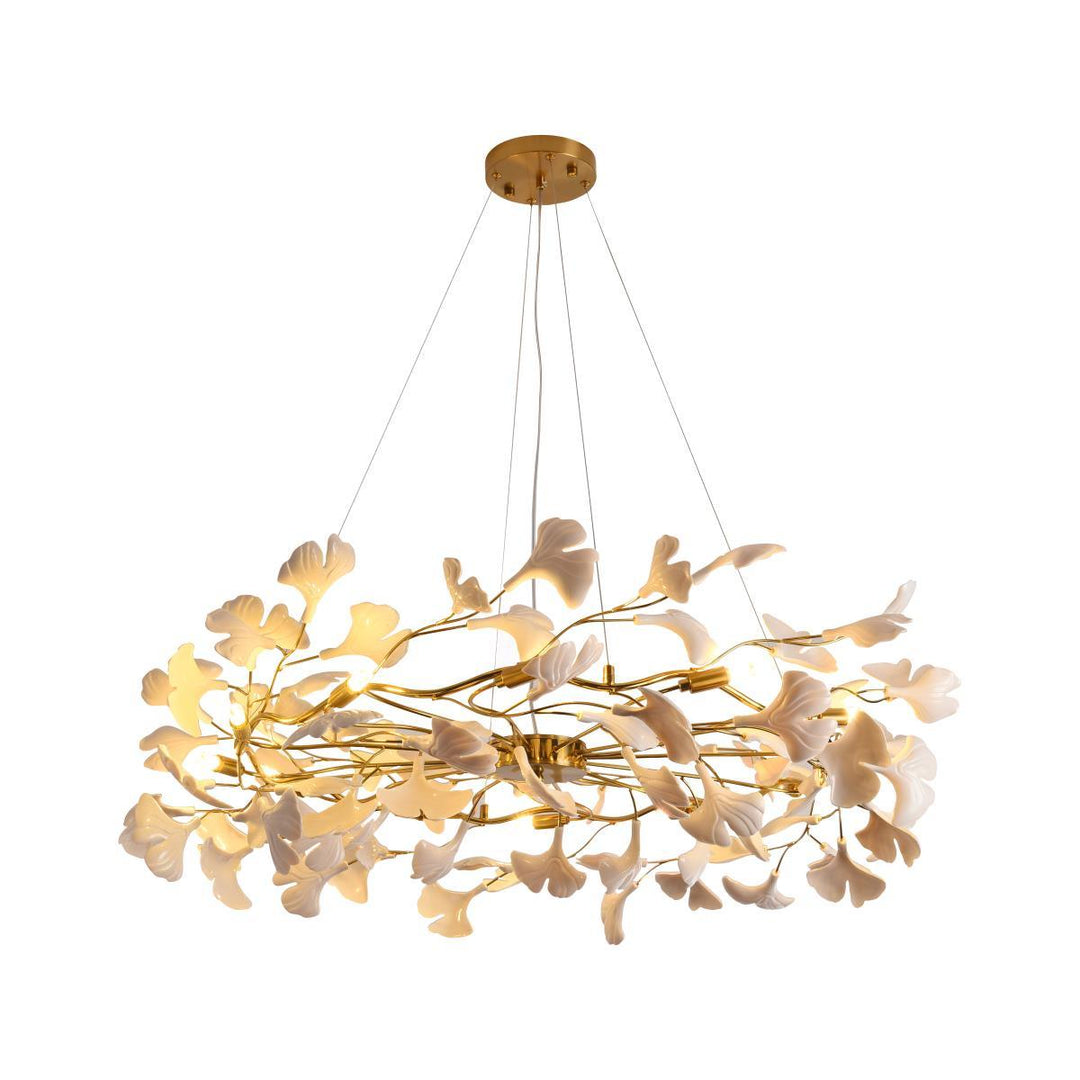 Ginkgo Ring Kandelaber