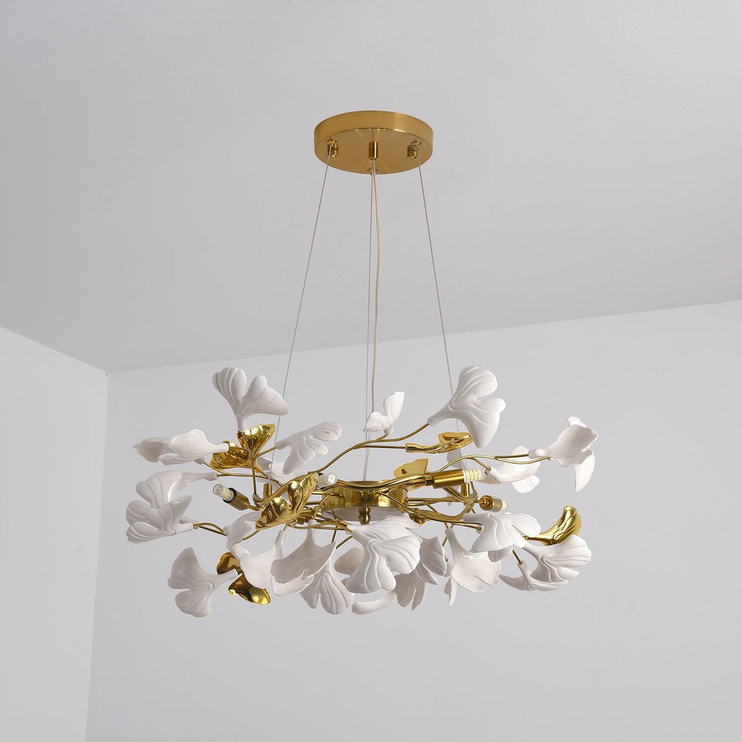 Ginkgo Ring Kandelaber