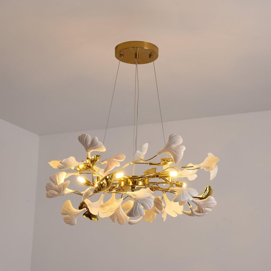 Ginkgo Ring Kandelaber