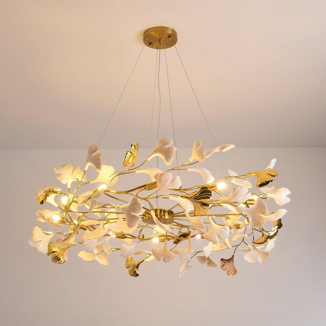 Ginkgo Ring Kandelaber