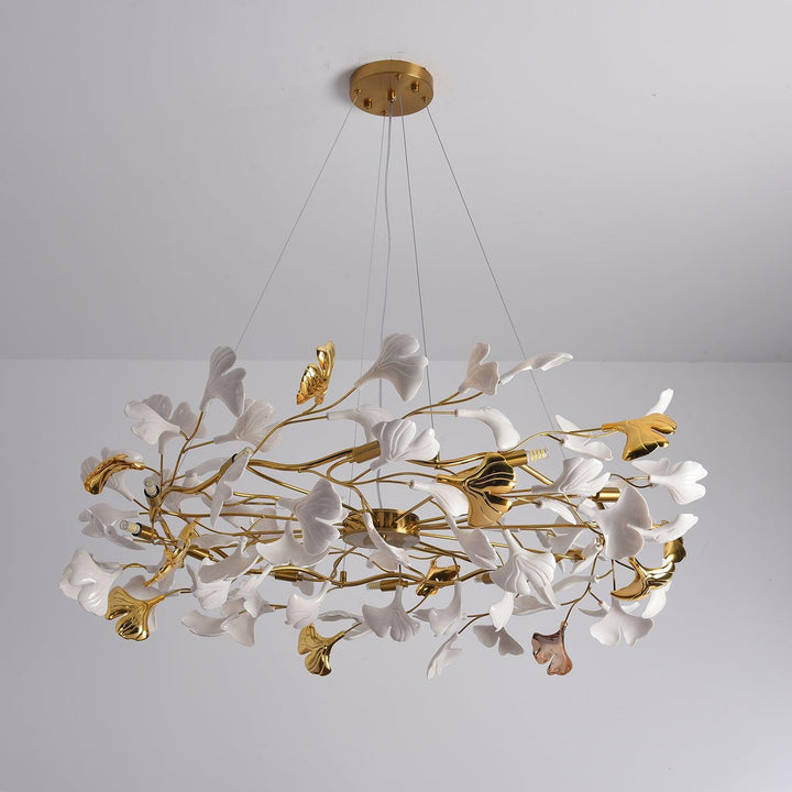 Ginkgo Ring Kandelaber