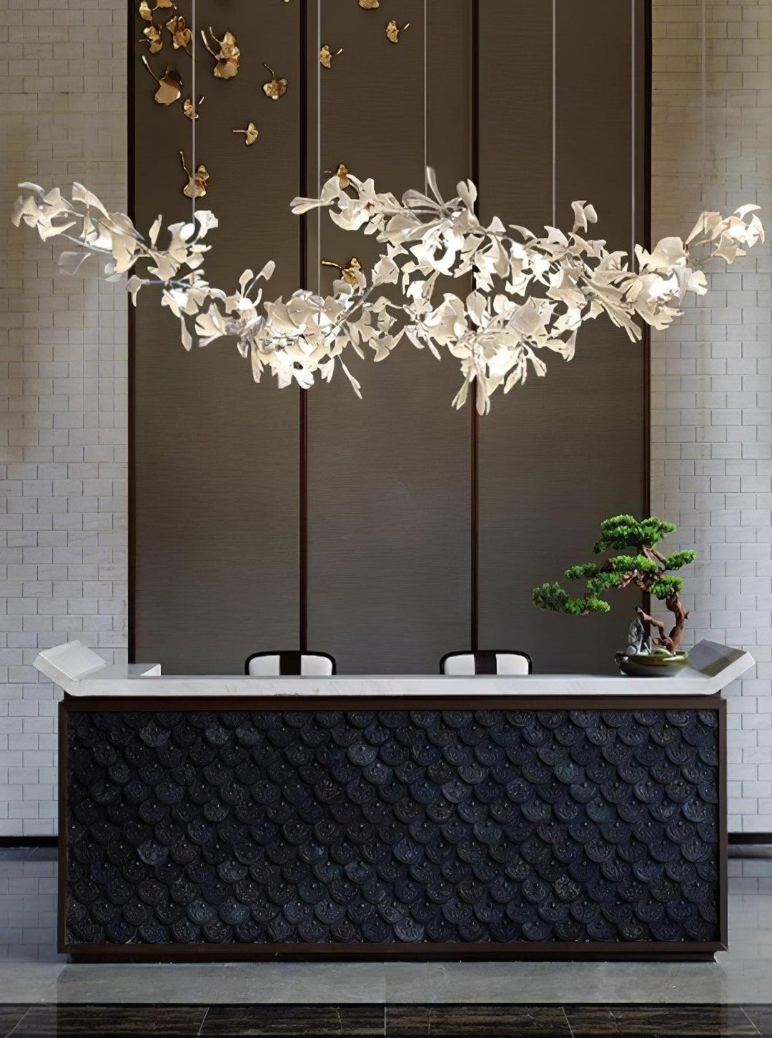 Gingko Drift Kandelaber