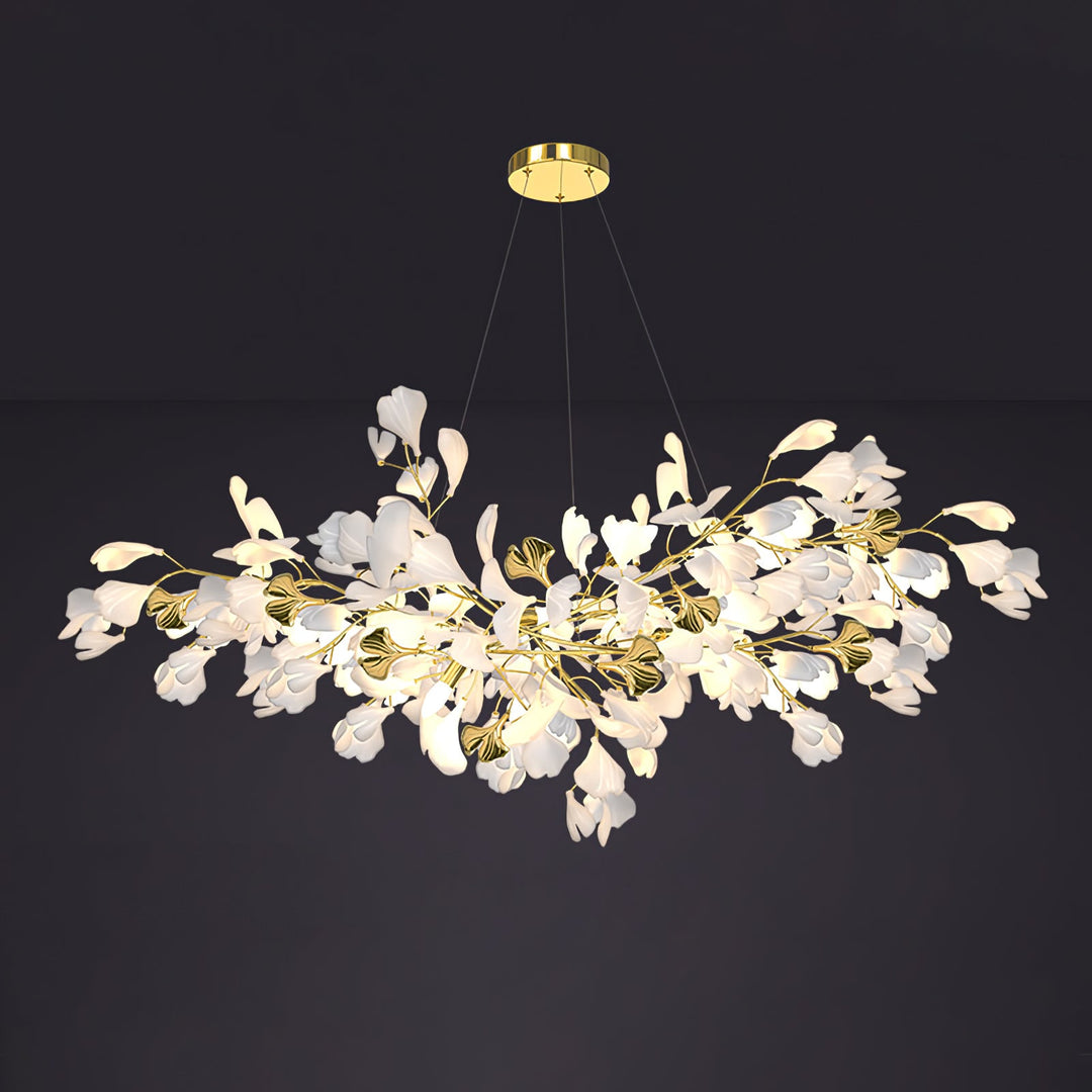Gingko Draperad Kandelaber