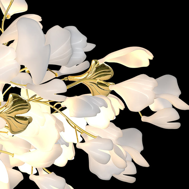 Gingko Draperad Kandelaber