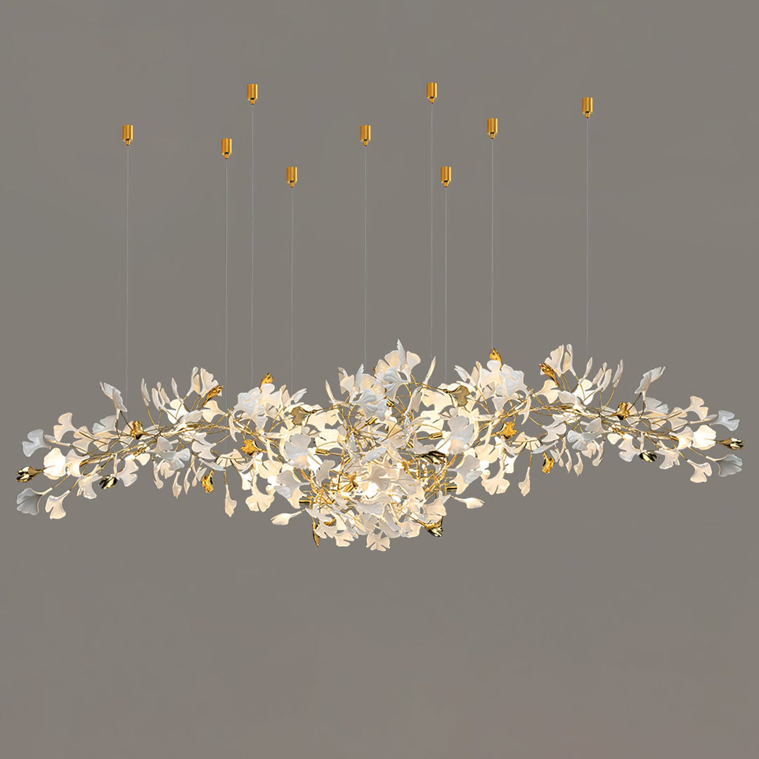 Gingko Draperad Kandelaber