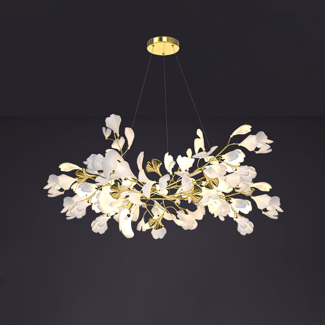 Gingko Draperad Kandelaber