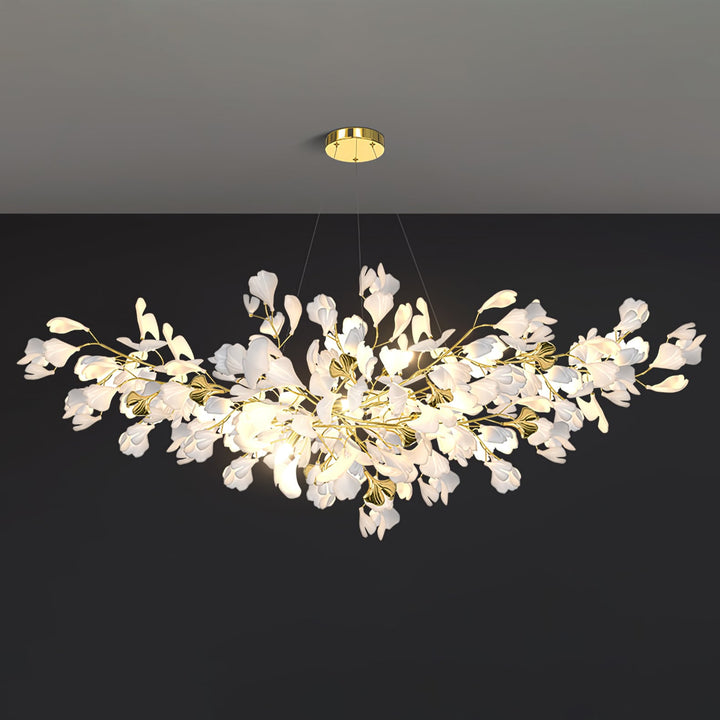 Gingko Draperad Kandelaber