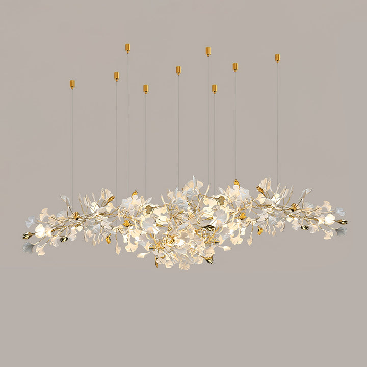 Gingko Draperad Kandelaber