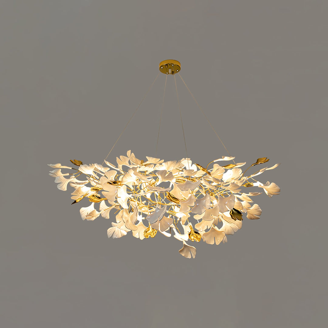 Gingko Draperad Kandelaber