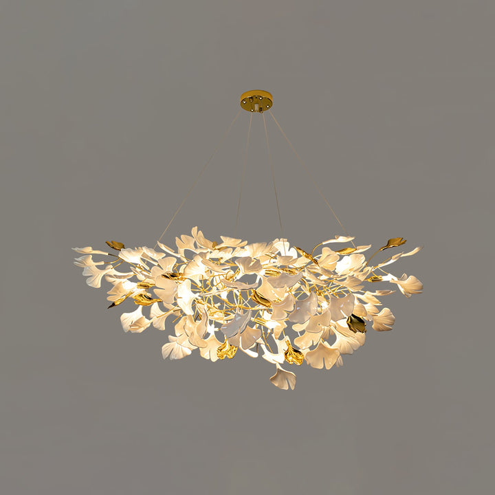 Gingko Draperad Kandelaber