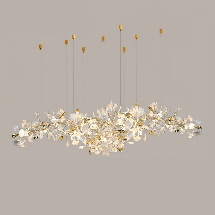 Gingko Draperad Kandelaber